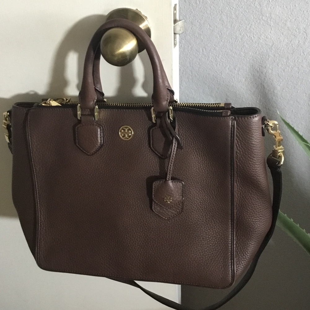 Tory Burch Dark Brown Satchel